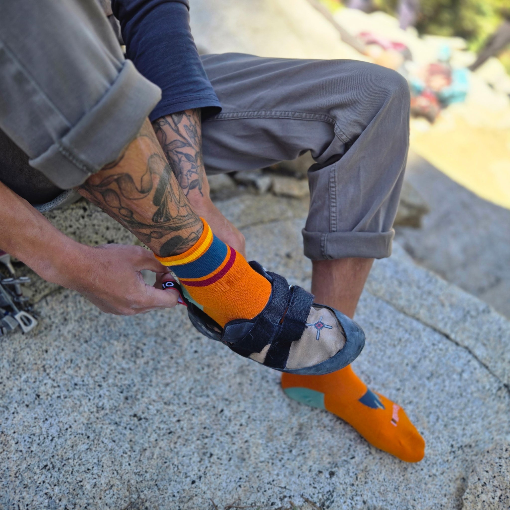 PREORDER FOR JUNE * Ankle Rock Climbing Socks