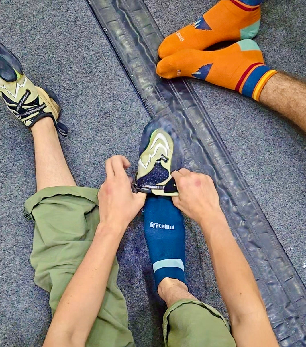 PREORDER FOR JUNE * No Show Rock Climbing Socks