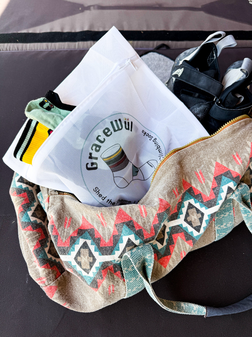 Climbing Sock Laundry Bag