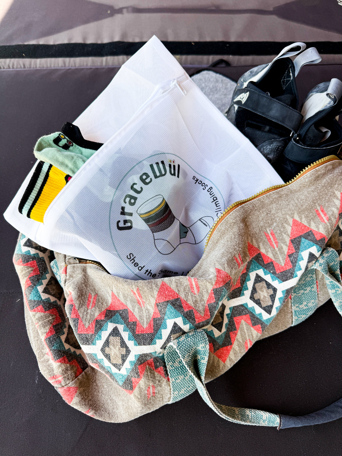 Climbing Sock Laundry Bag