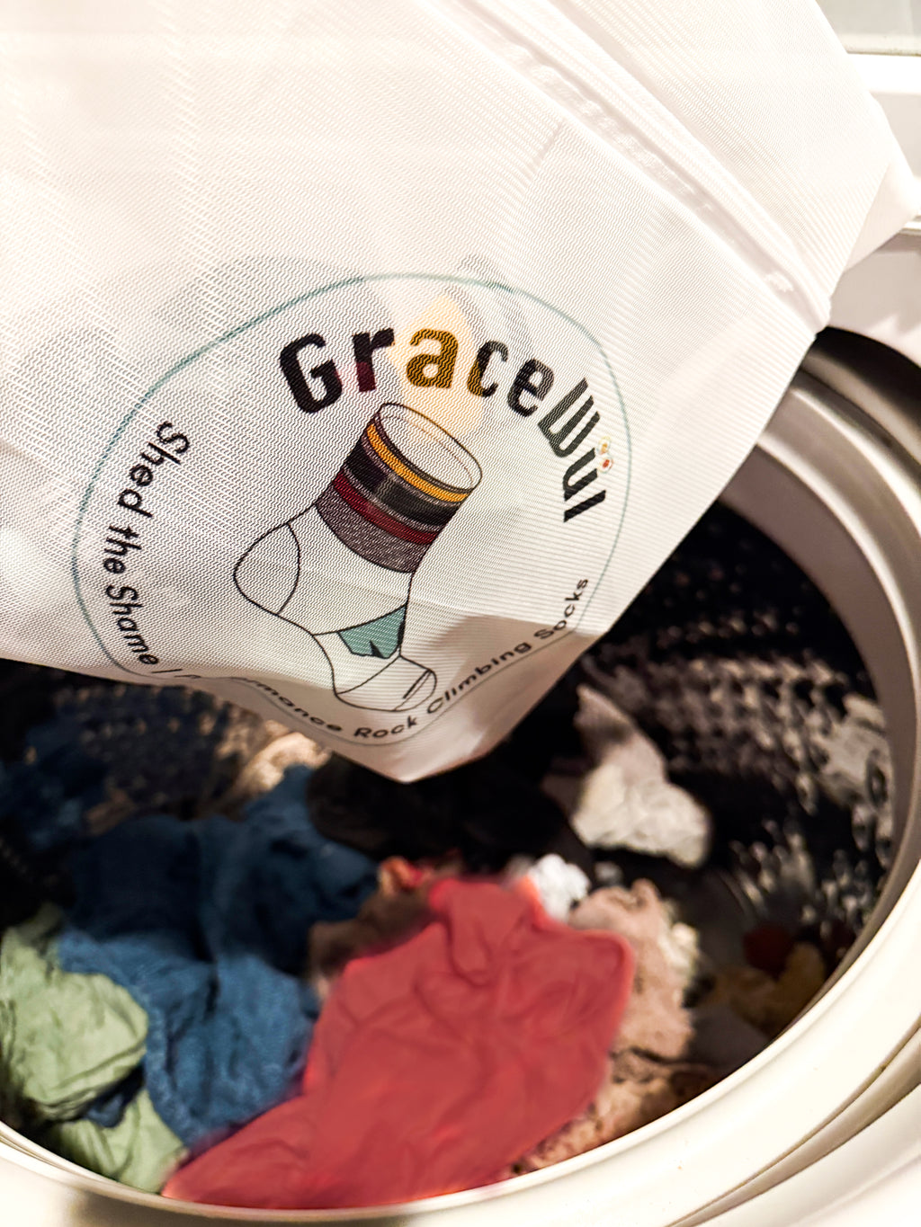 Climbing Sock Laundry Bag